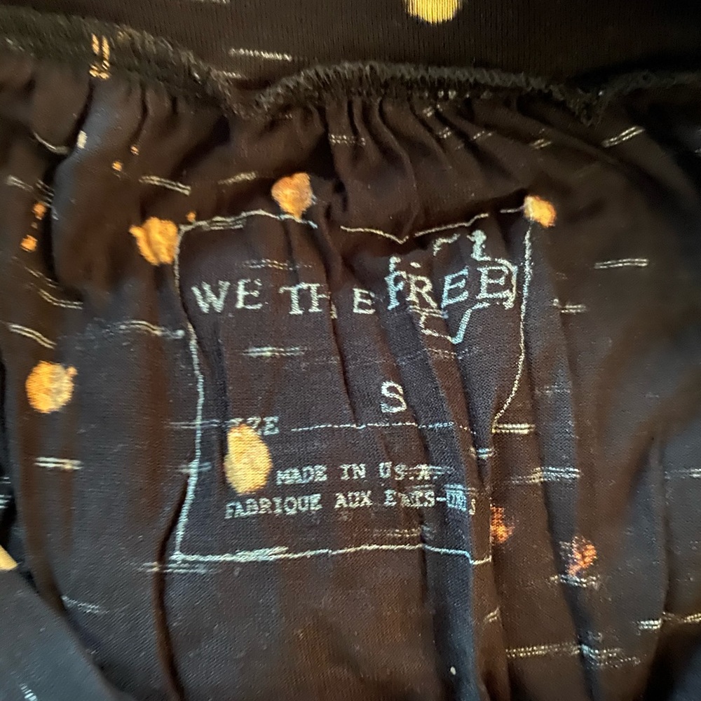 Free People Stardust Galaxy Tube Top NWOT w/defect - Picture 4 of 4